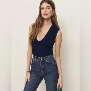 NWT reformation Marta merino wool tank - size M